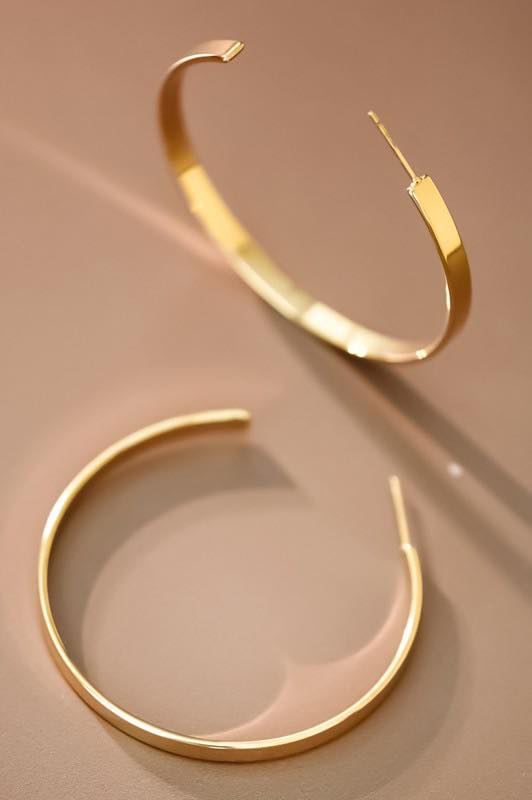 2" Gold Hoop