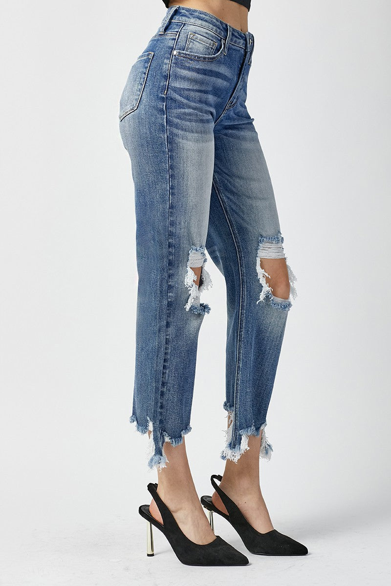 Abigail Straight Crop Jeans