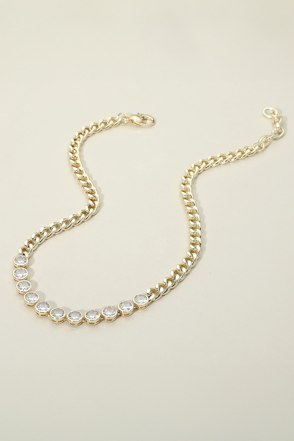 CZ Bezel Station Chain