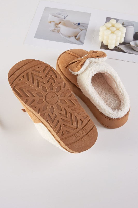 Bow Slippers