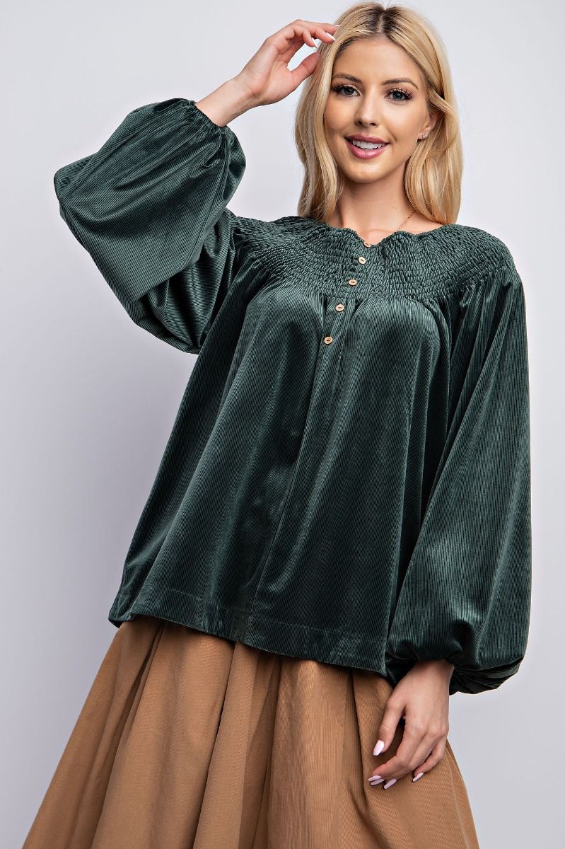 Velvet Top Hunter Green