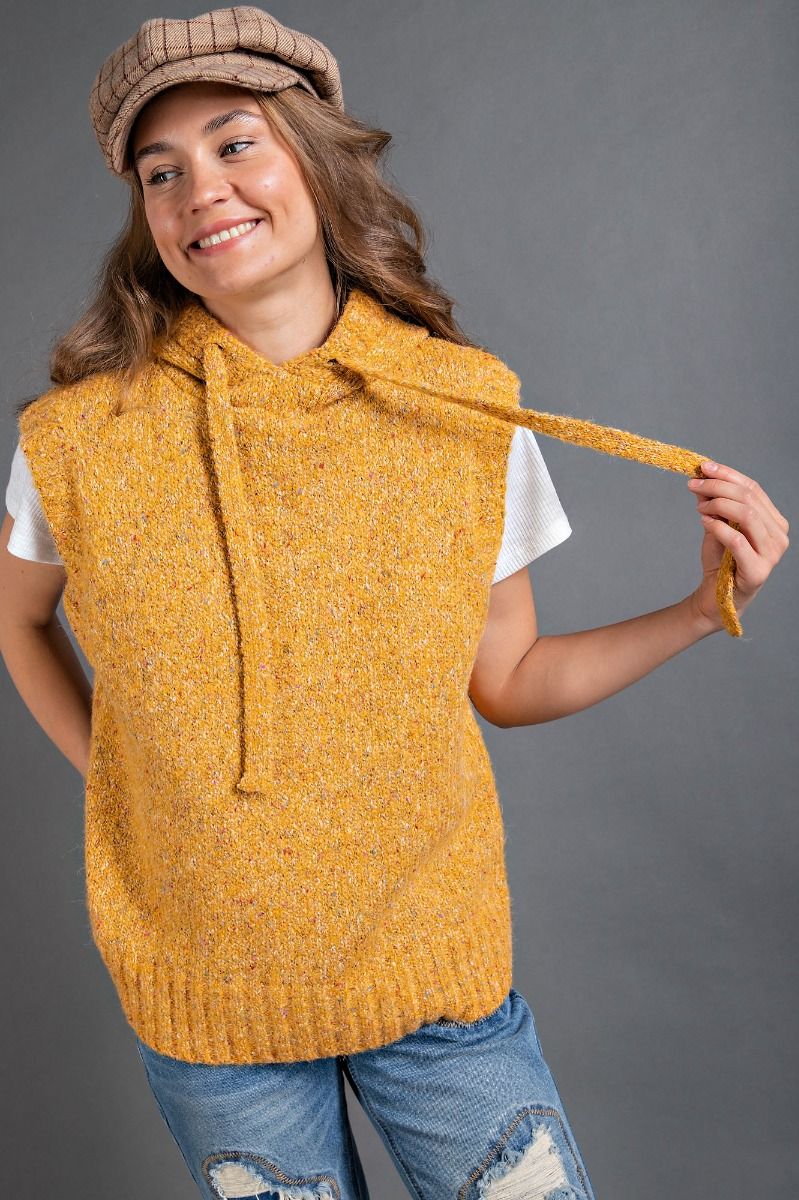 Mustard Sweater vest