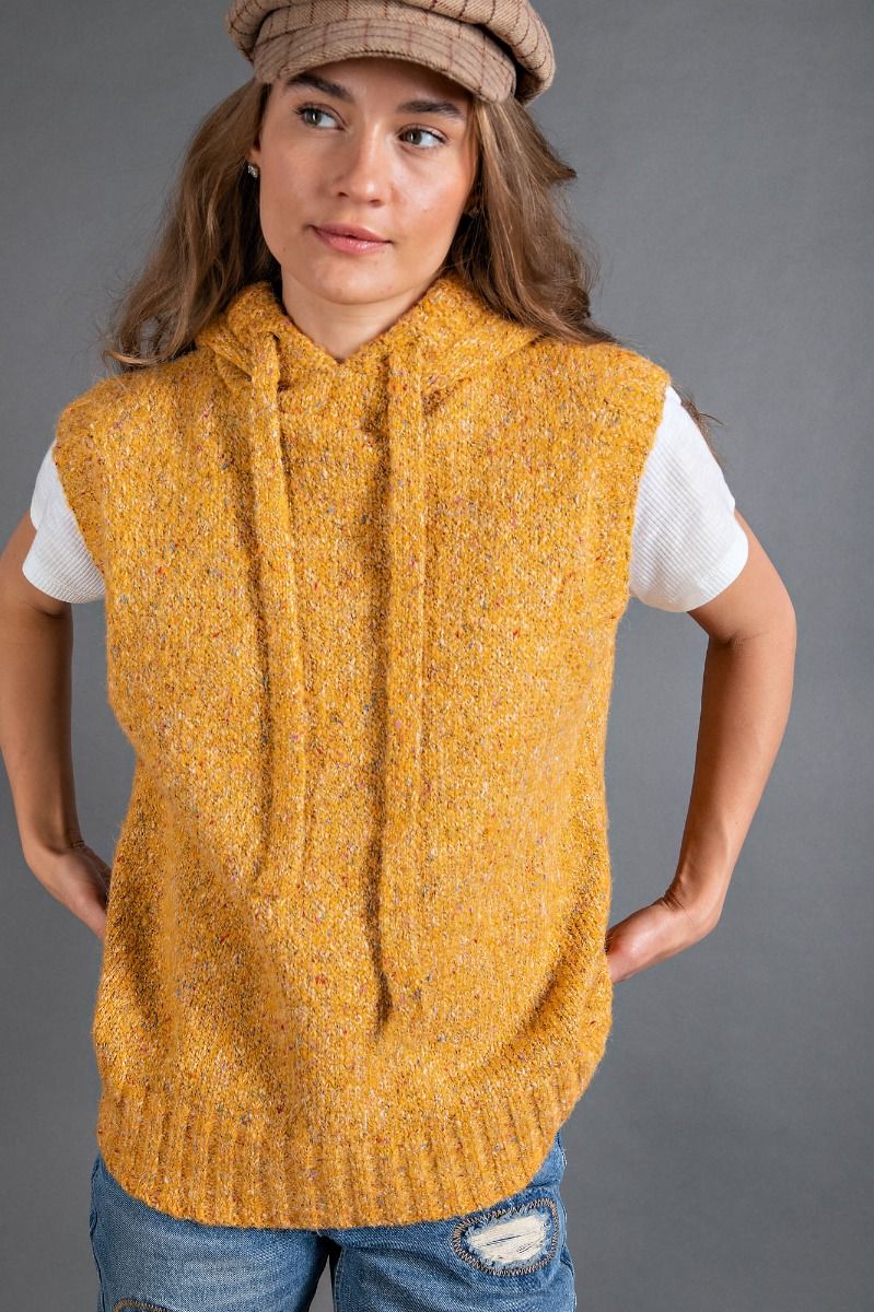 Mustard Sweater vest