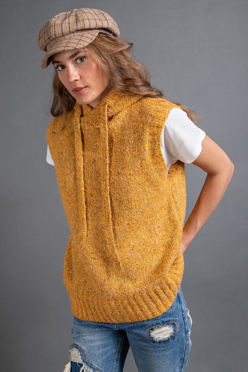 Mustard Sweater vest