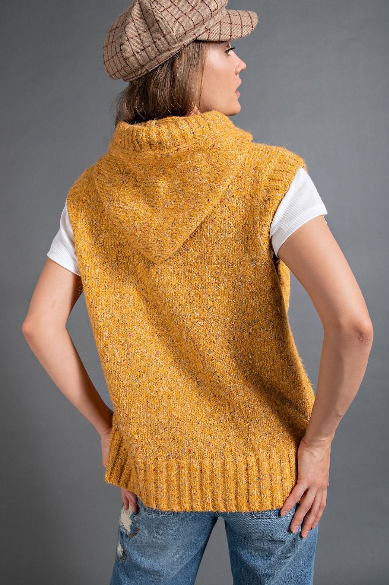 Mustard Sweater vest