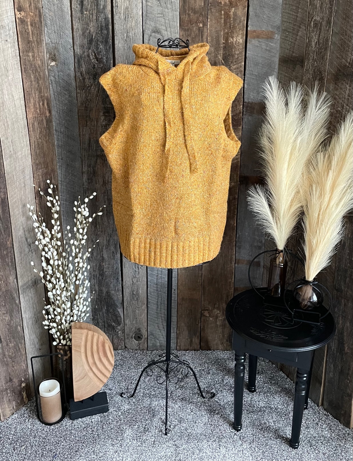 Mustard Sweater vest