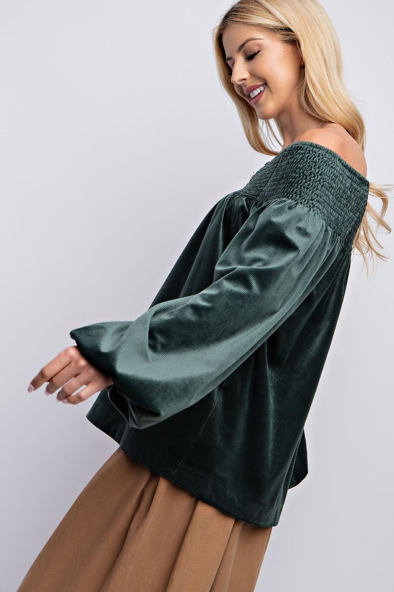 Velvet Top Hunter Green