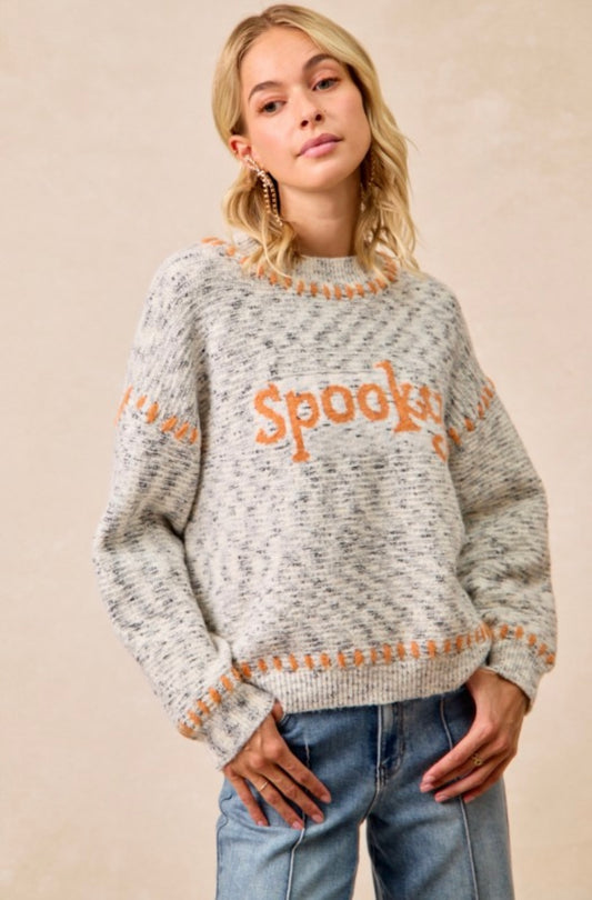 Spooky Melange Sweater