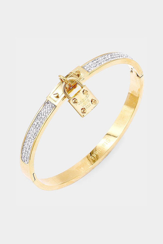 CZ Locket Bracelet