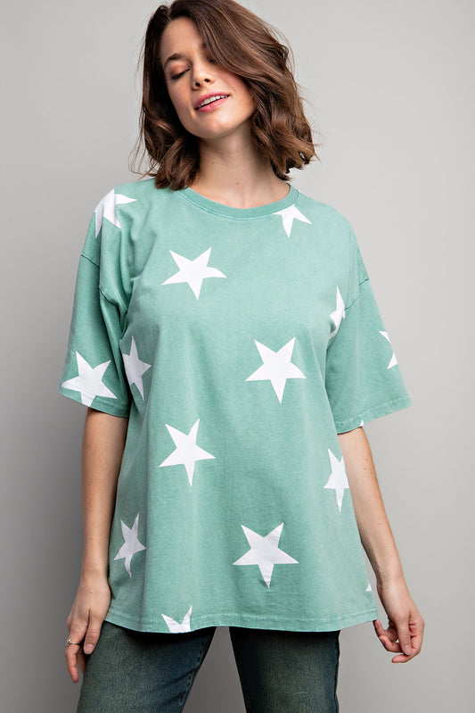 Candy Apple Green Star Shirt