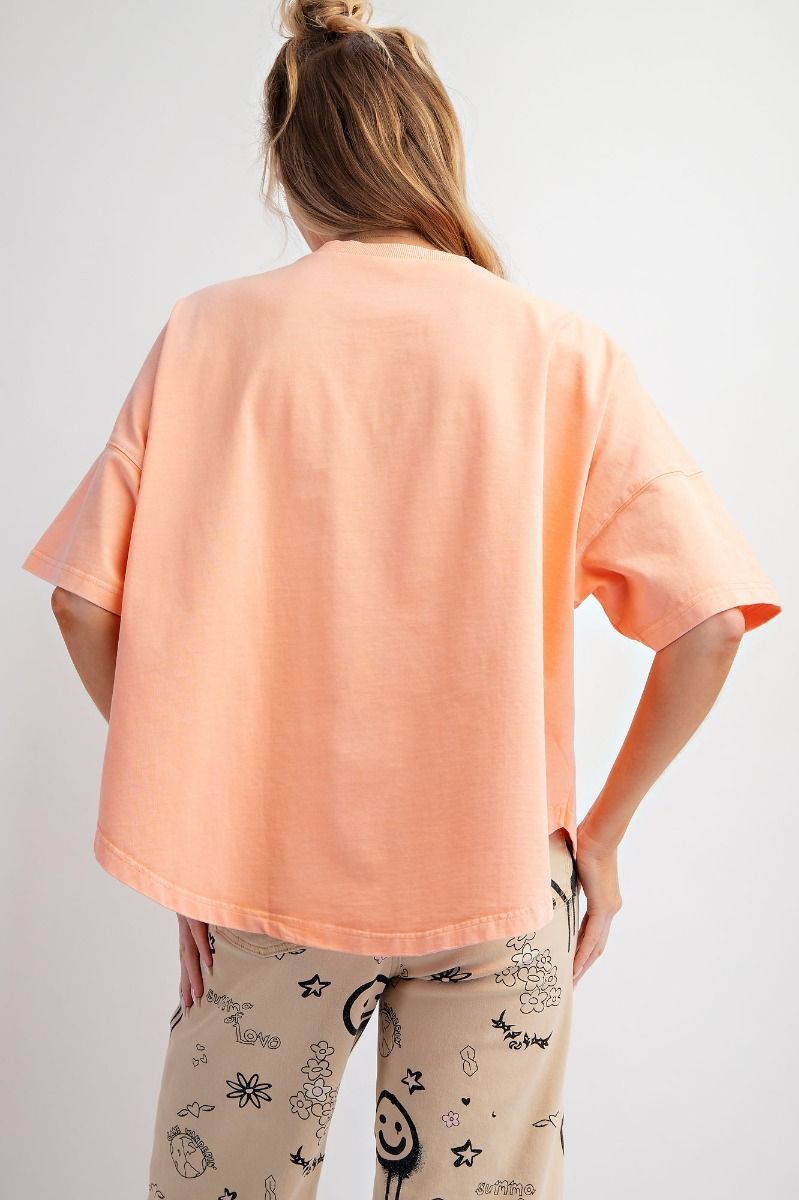 Coral Pineapple Star Top