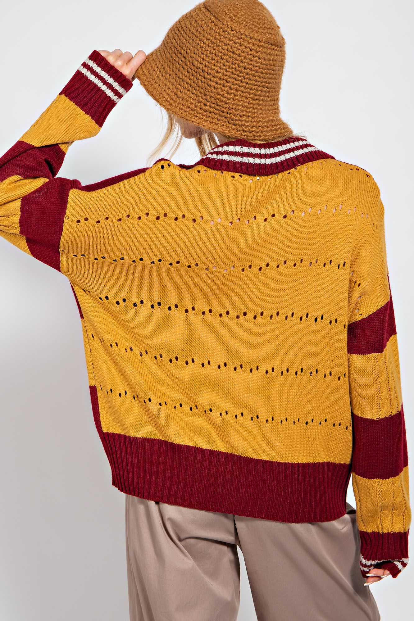 Collegiate Striped Sweater