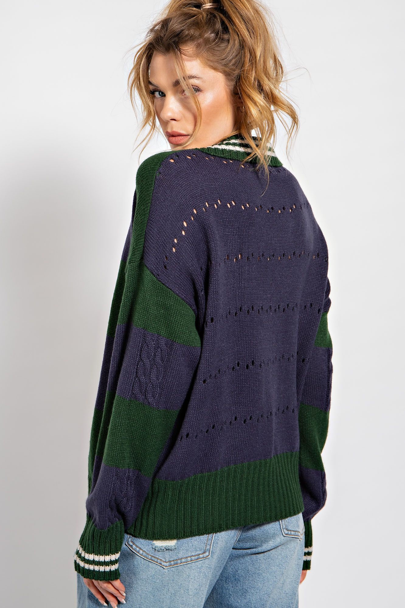 Collegiate Striped Sweater