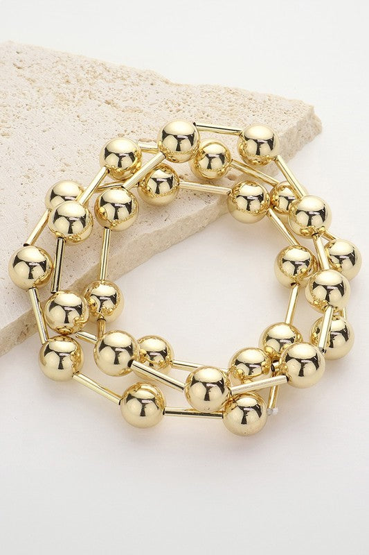 Large Ball Bead Bracelet