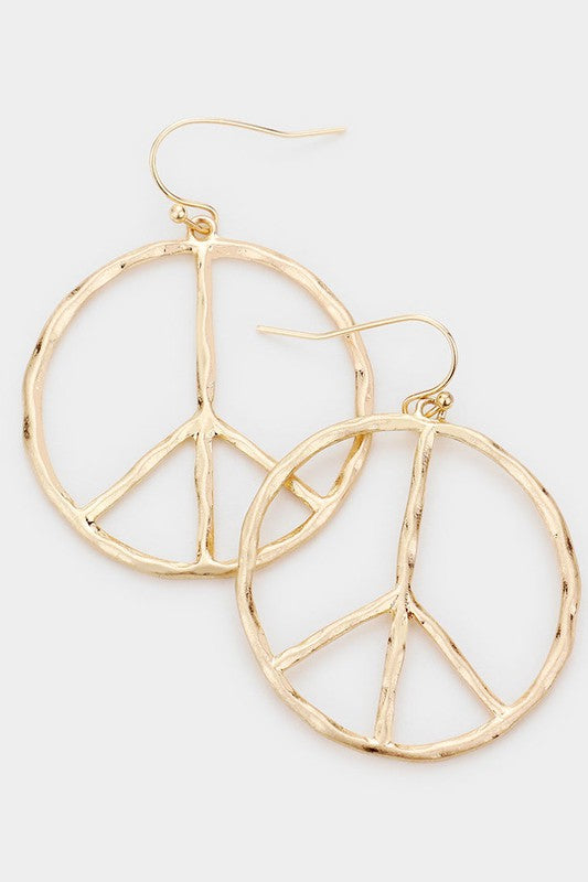 Peace Sign Earrings