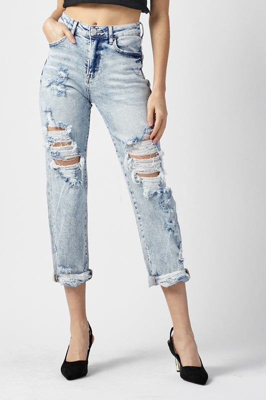 Ivy High Rise Boyfriend Jeans