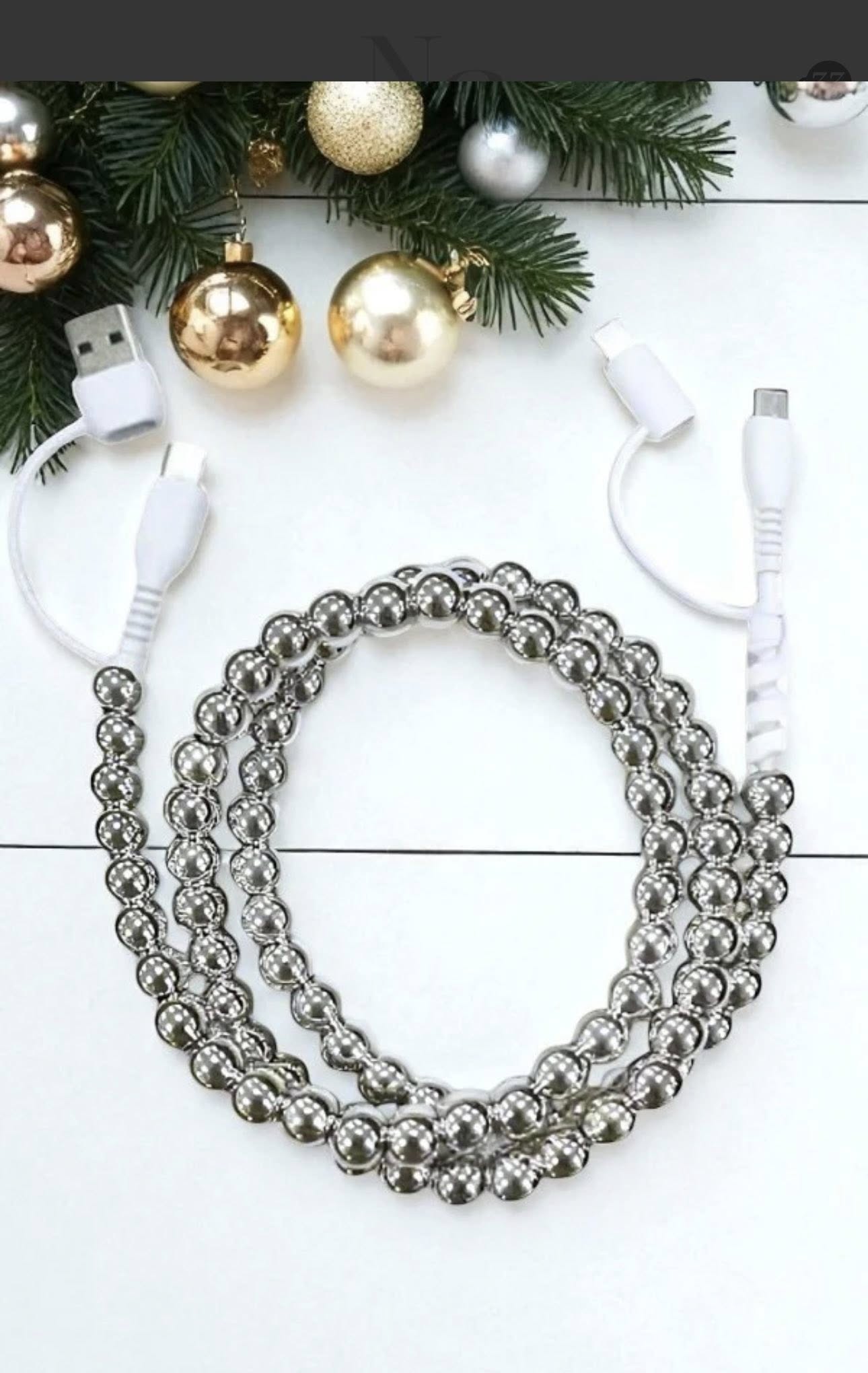 Beaded Jeweled Chargers