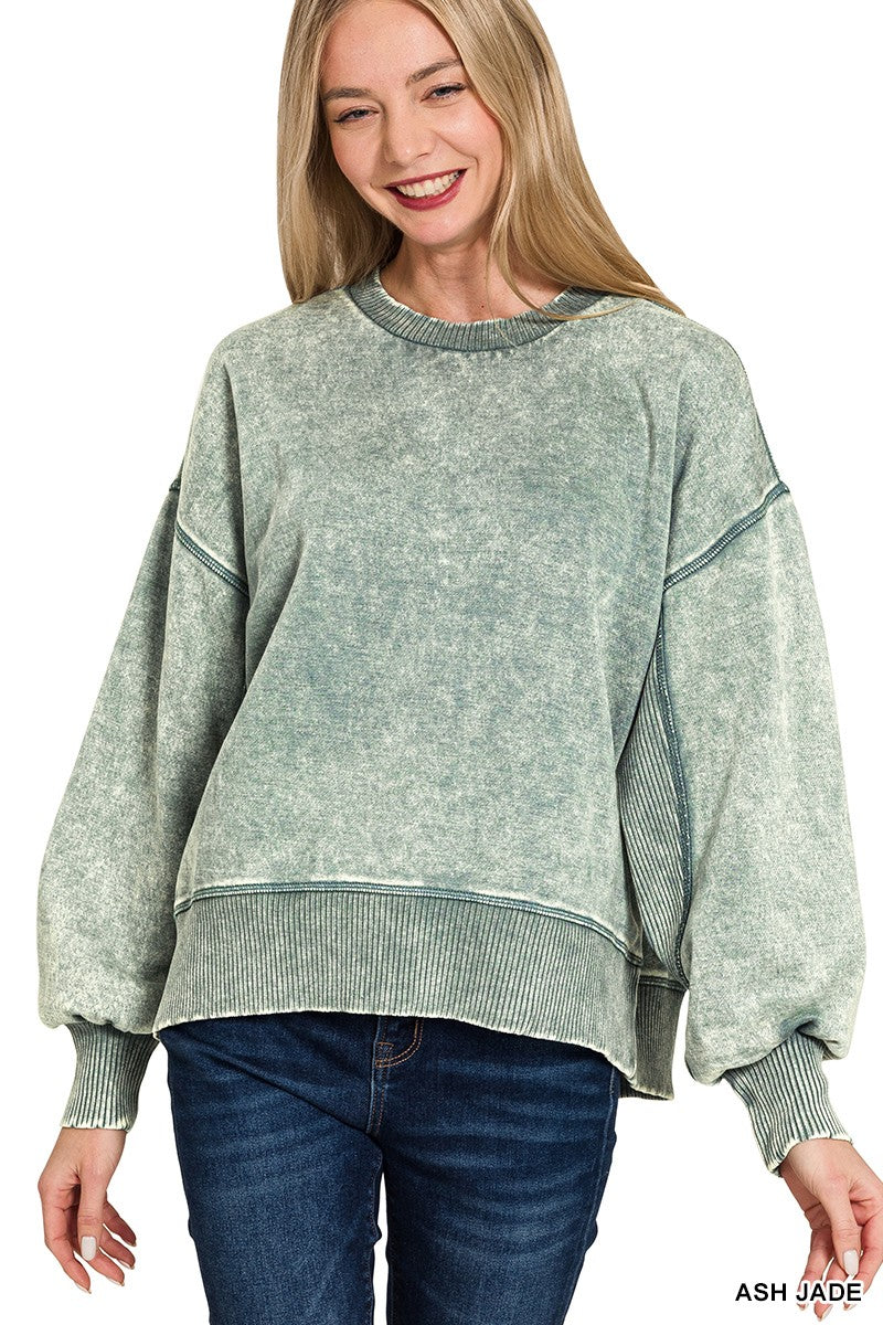 Acid Wash Fleece Spring Colors