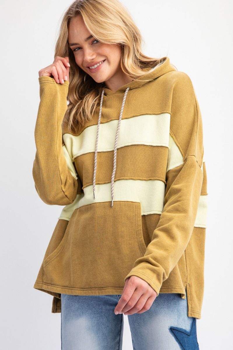 Avocado Colorblock Hoodie