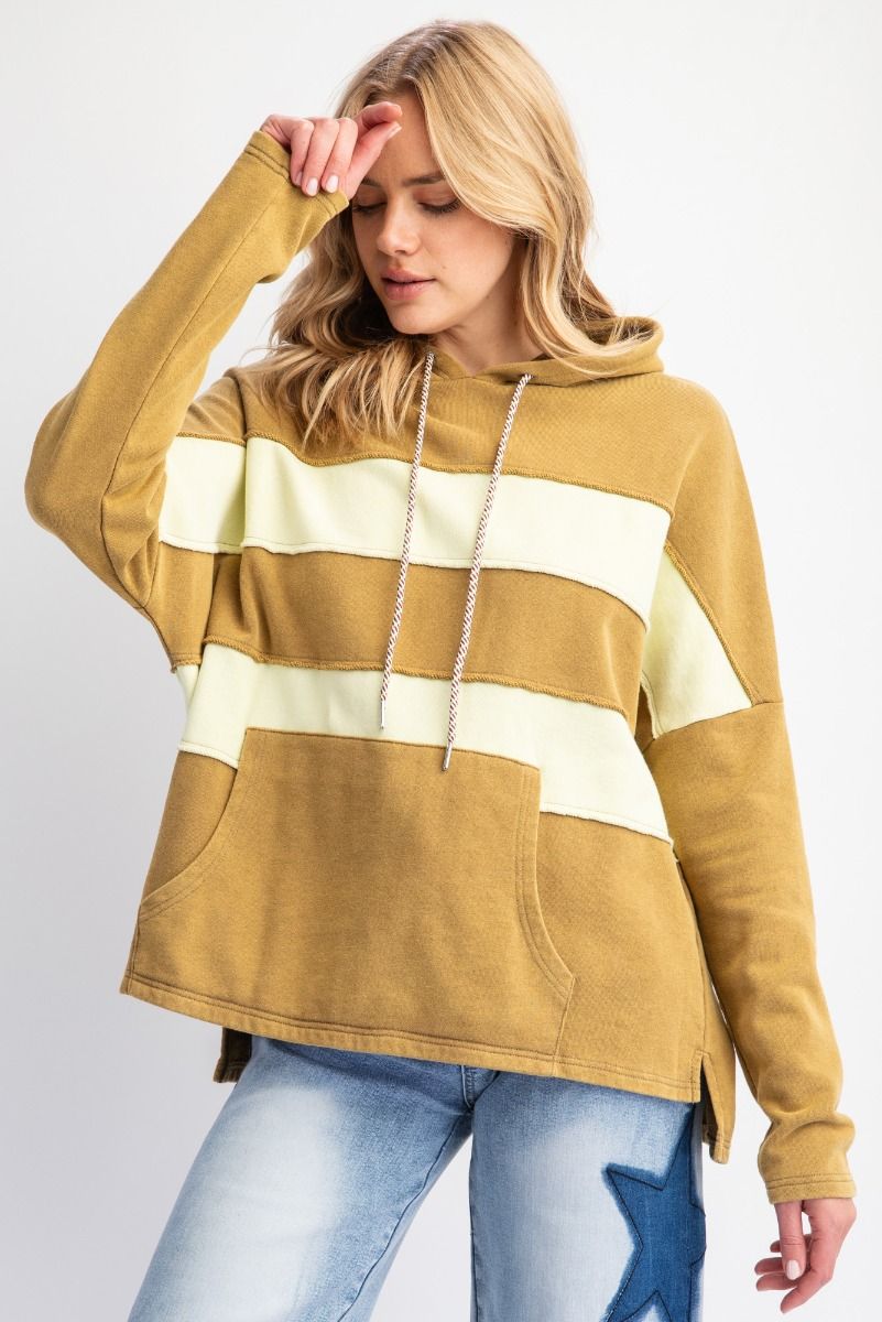 Avocado Colorblock Hoodie
