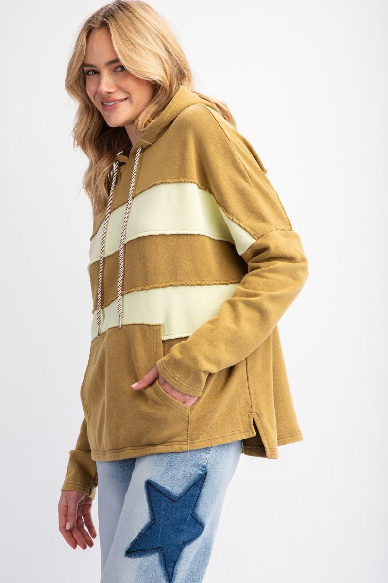 Avocado Colorblock Hoodie
