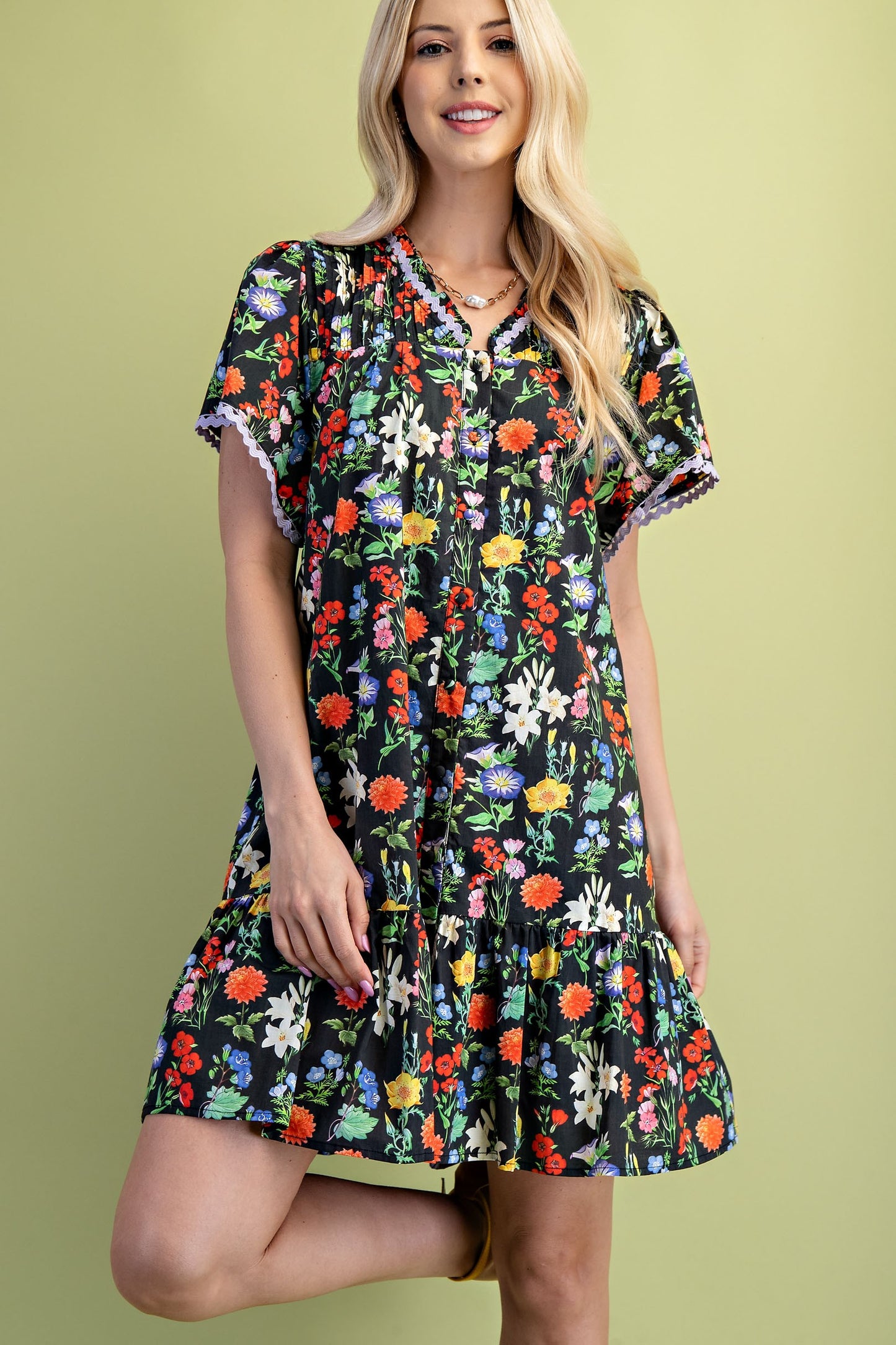 Bright Floral Babydoll