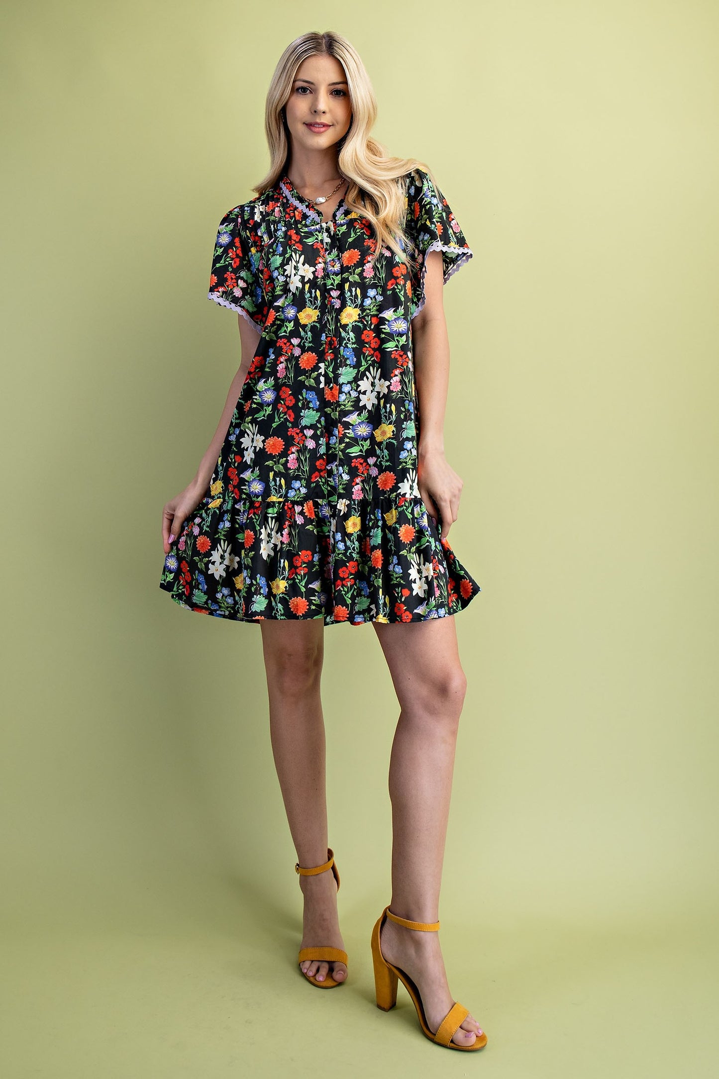 Bright Floral Babydoll
