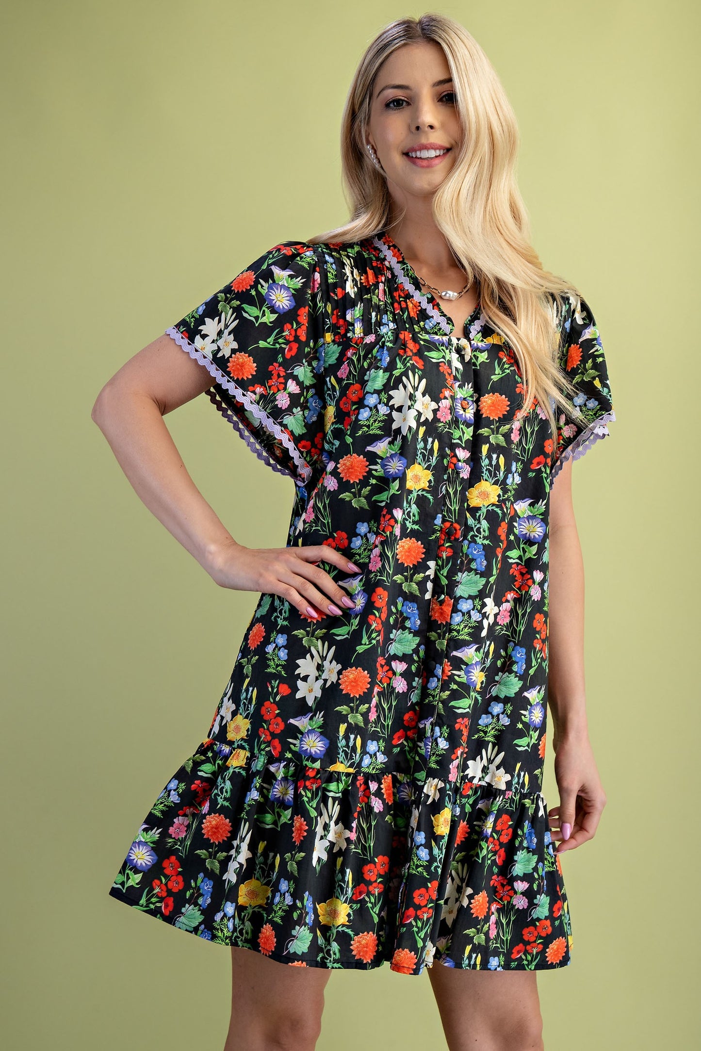 Bright Floral Babydoll