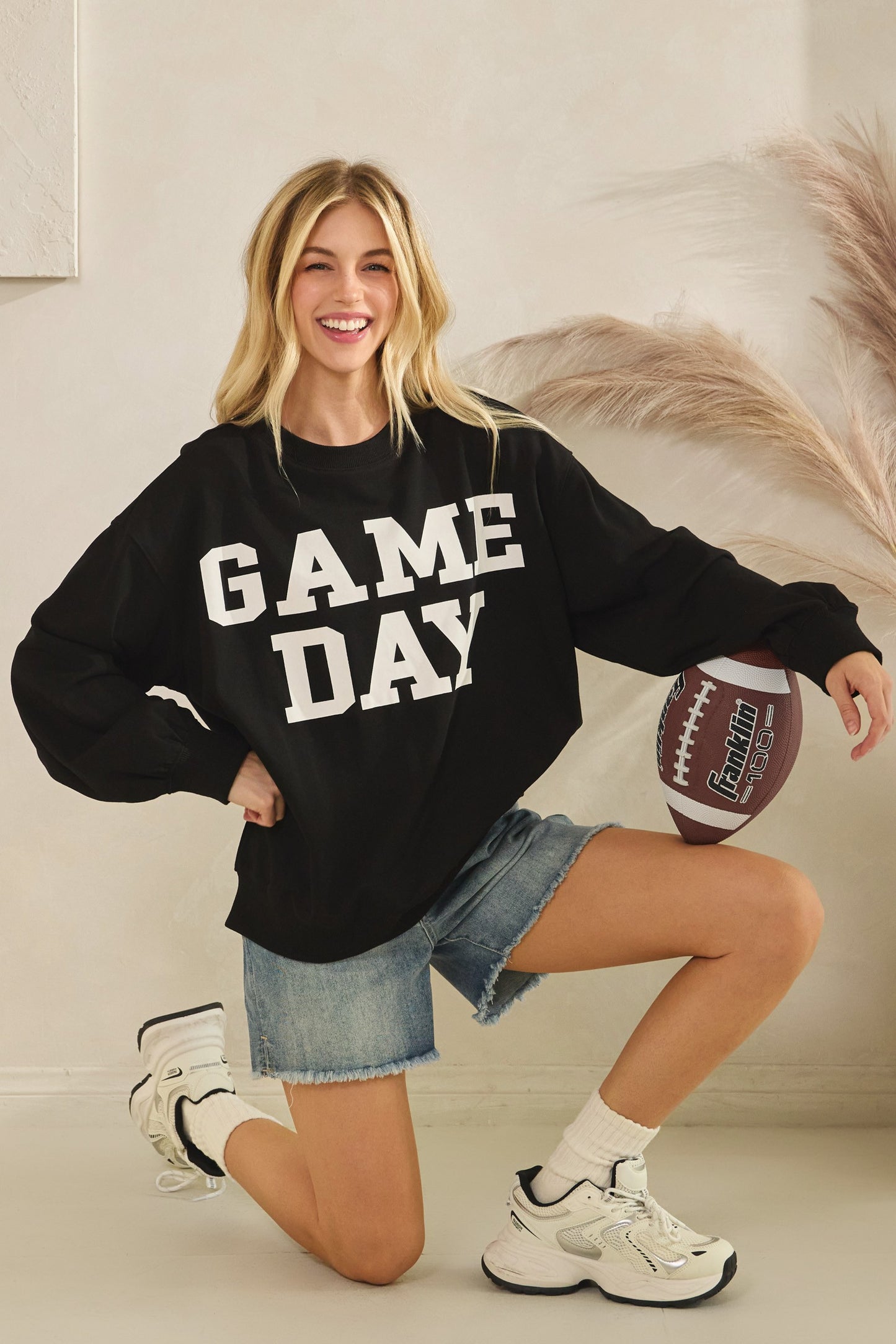 Oversized Game Day Sweatshirt