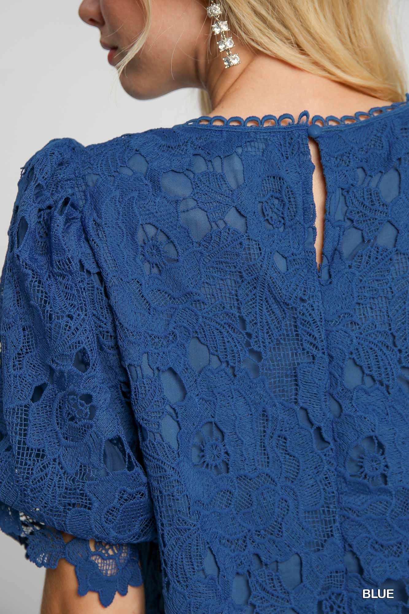 Blue Lace Dress