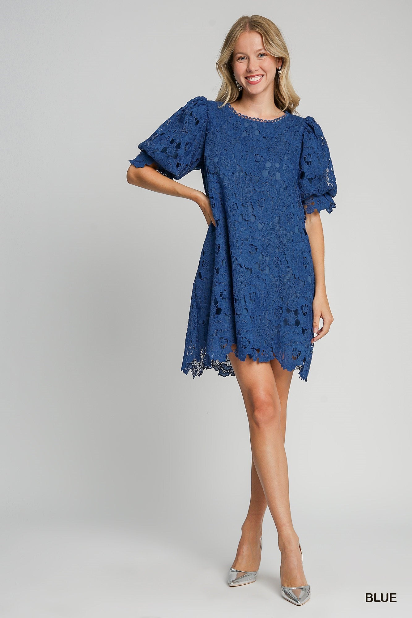 Blue Lace Dress