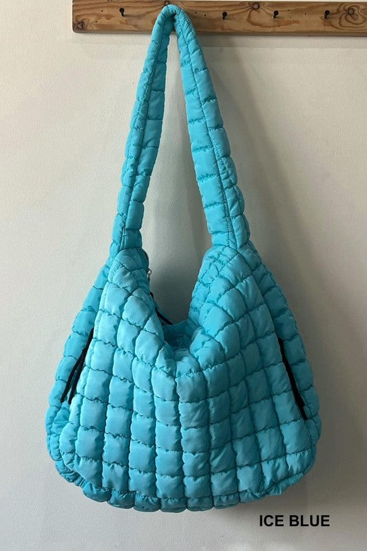 Large Puffer/Quilted Bag