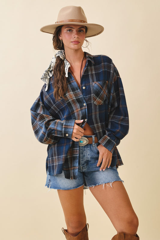 Blue Patchwork Plaid