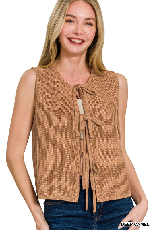 Bow Sweater Vest