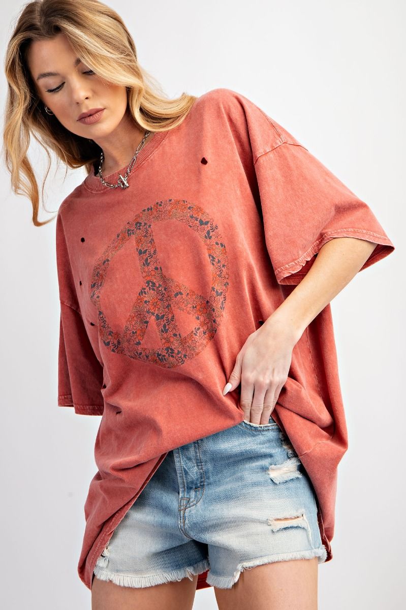 Brick Peace Tee