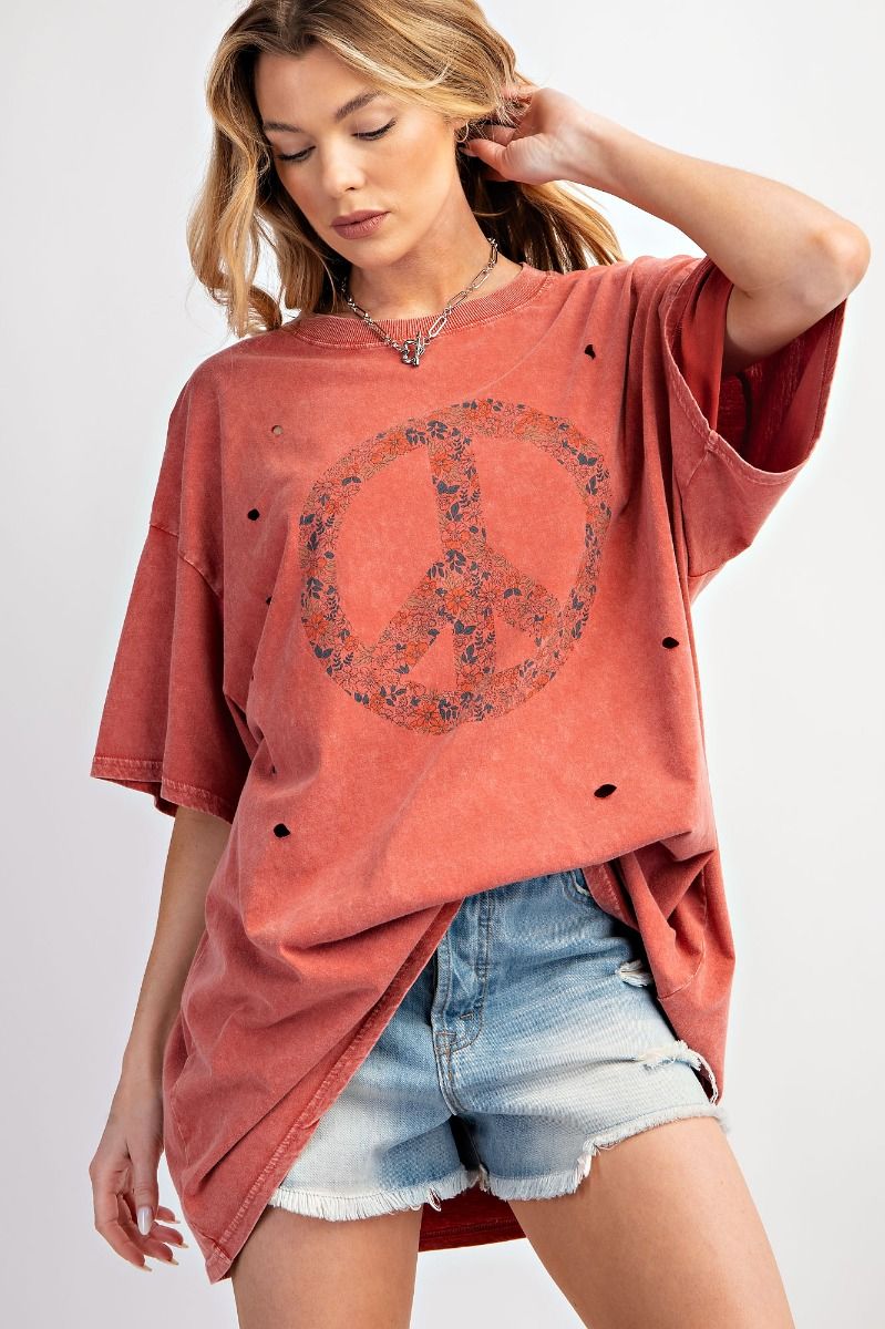 Brick Peace Tee