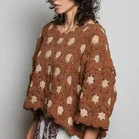 Fall Harvest Crocheted Sweater