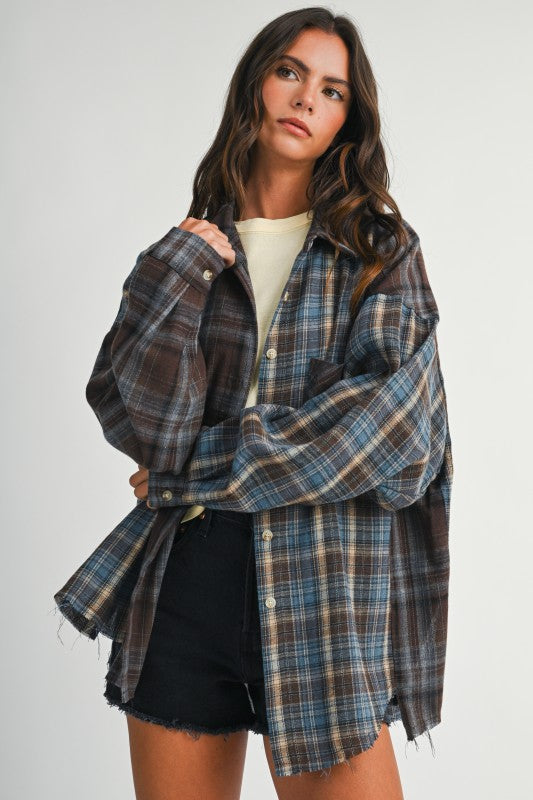 Patchwork Flannel Shirts