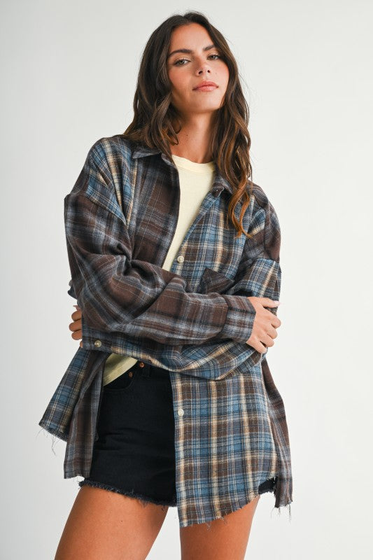 Patchwork Flannel Shirts