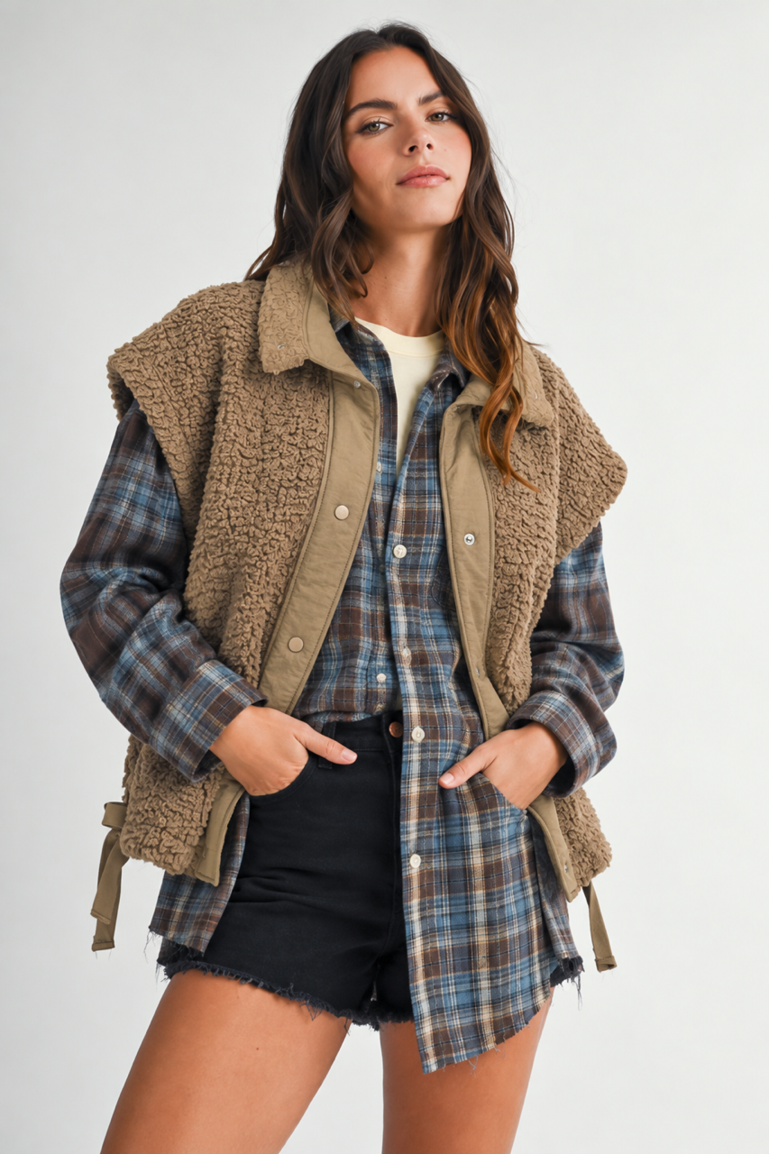 Patchwork Flannel Shirts