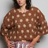Fall Harvest Crocheted Sweater