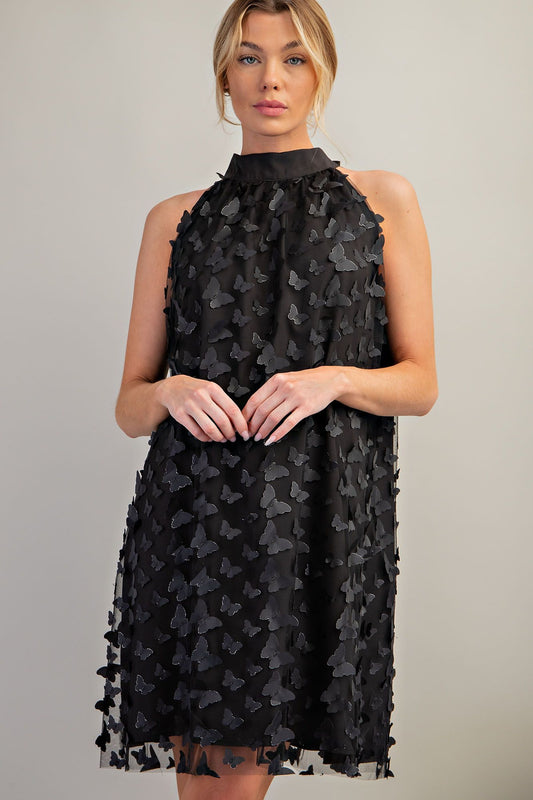 Black Butterfly Dress