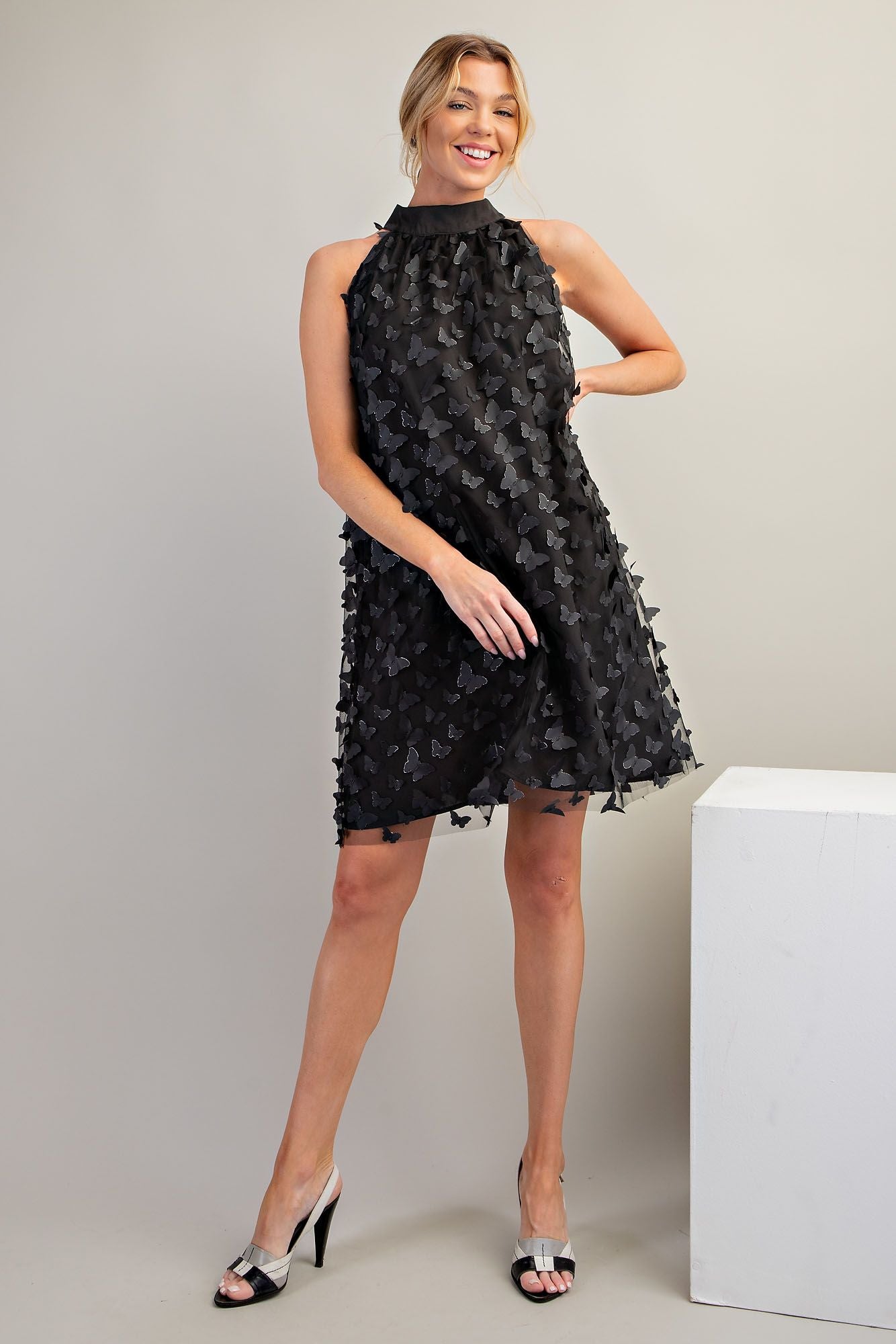 Black Butterfly Dress The Waters Edge Boutique Black Butterfly Dress The Waters Edge Boutique