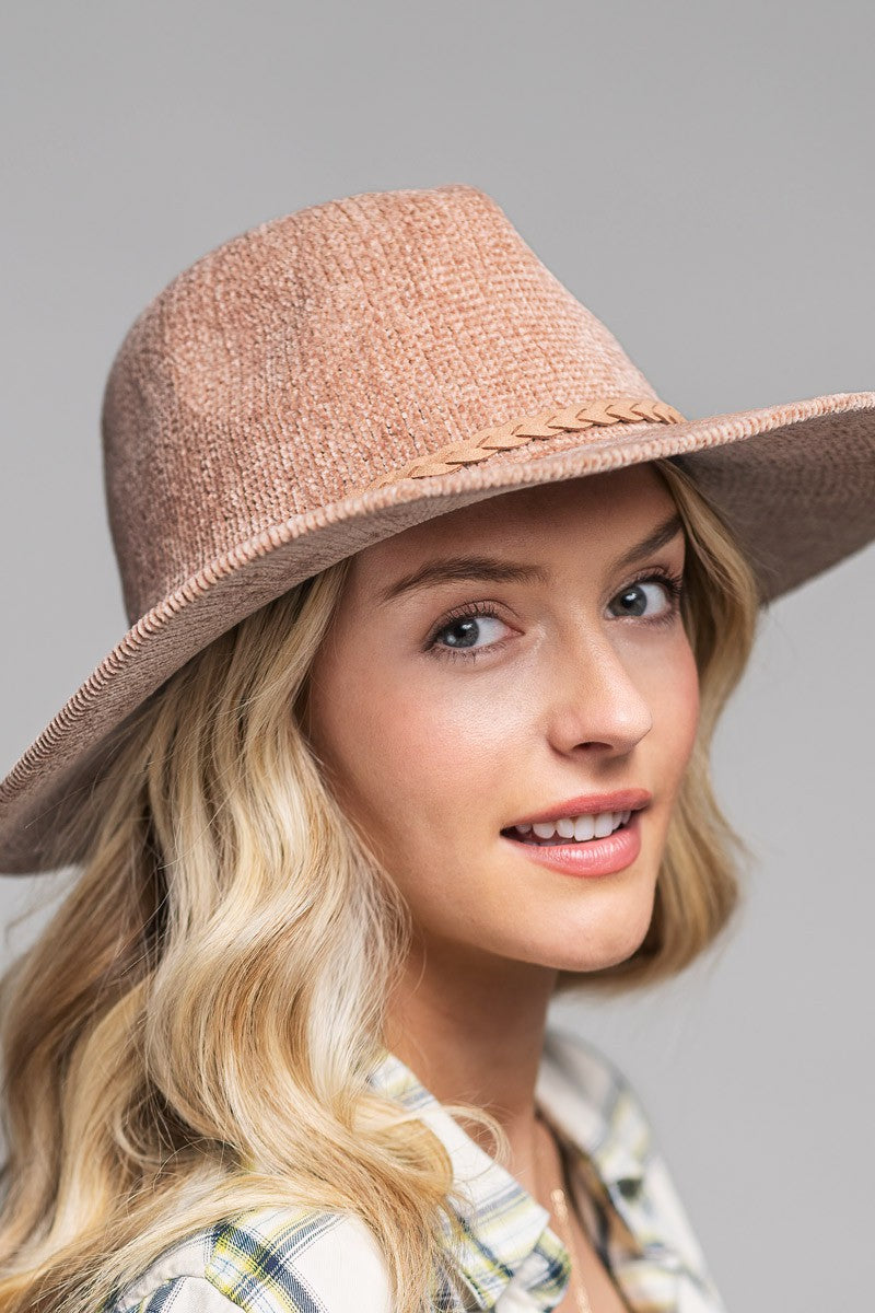 Chenille Panama Hat