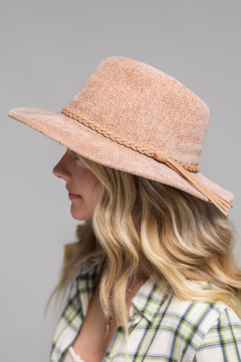 Chenille Panama Hat