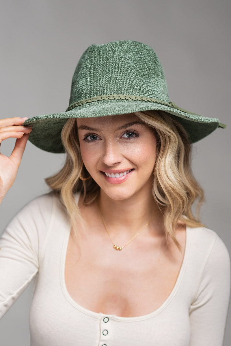 Chenille Panama Hat