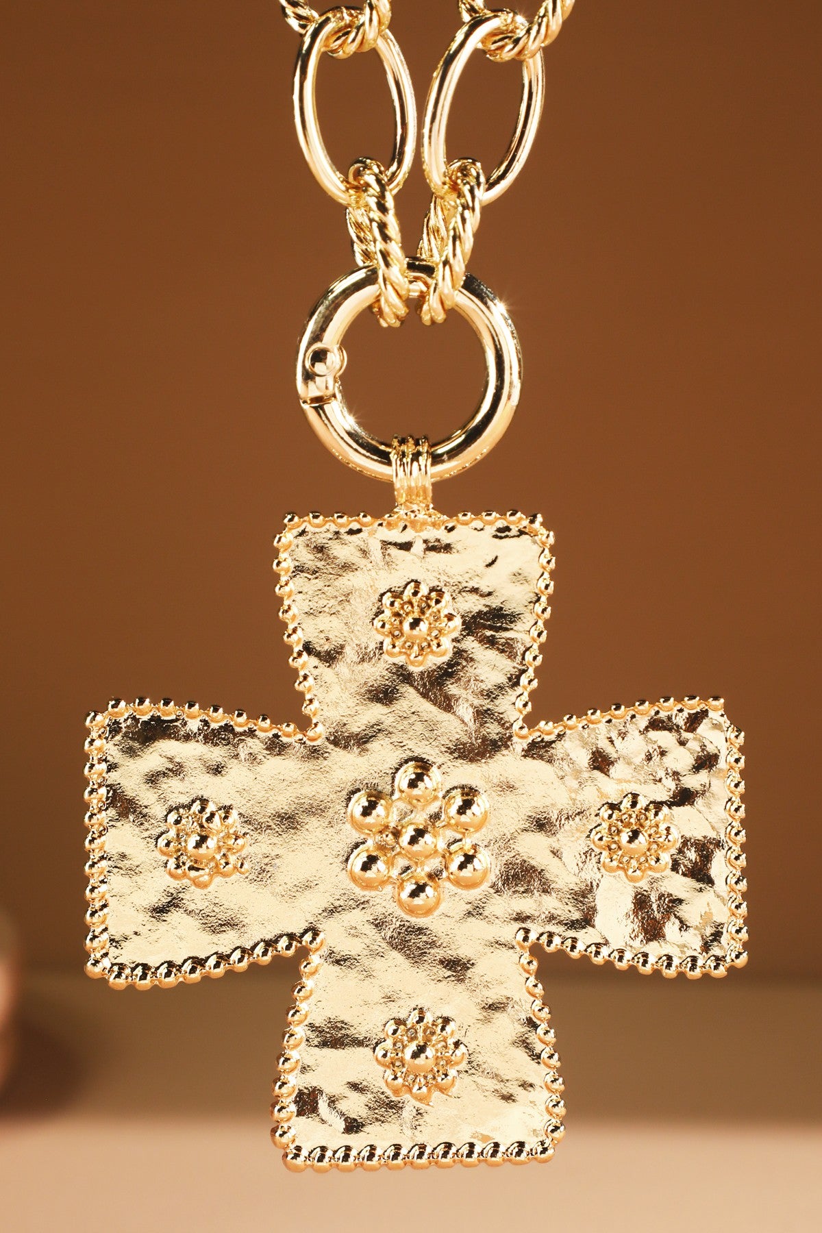 Chunky Cross Necklace