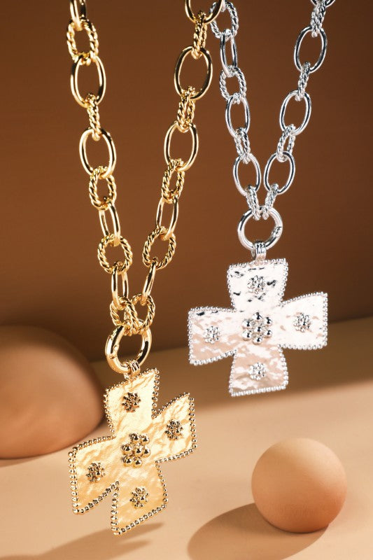Chunky Cross Necklace