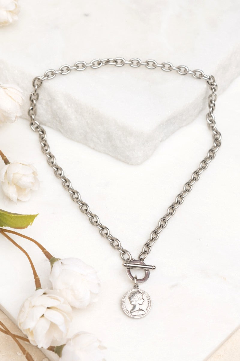 Coin Toggle Necklace