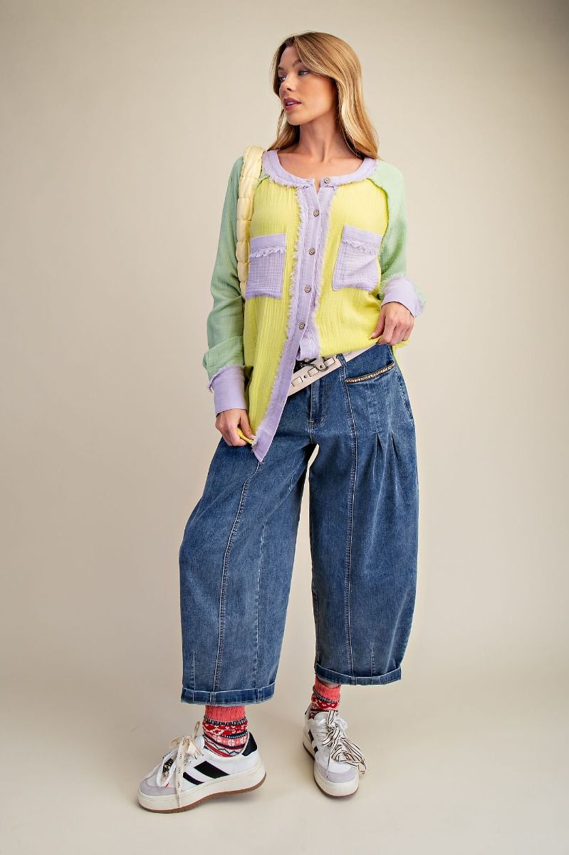 Spring Colorblock Plus Top